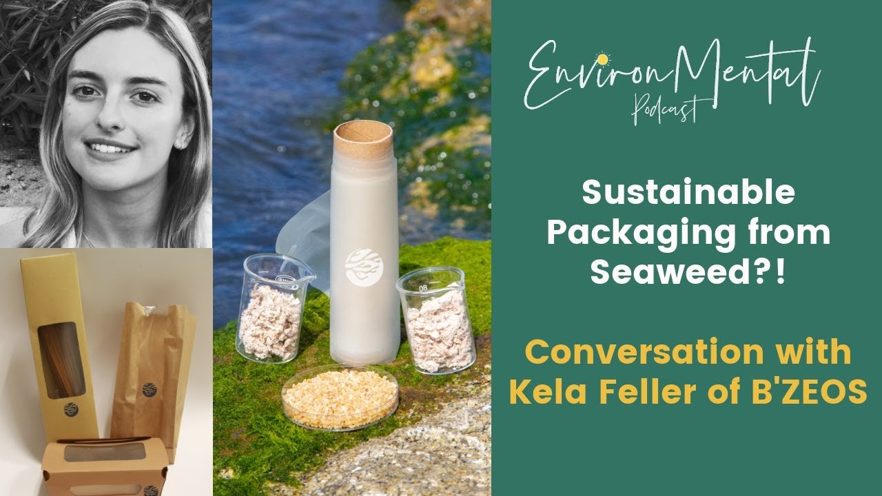 B'ZEOS Sustainabl Packaging made from Seaweed