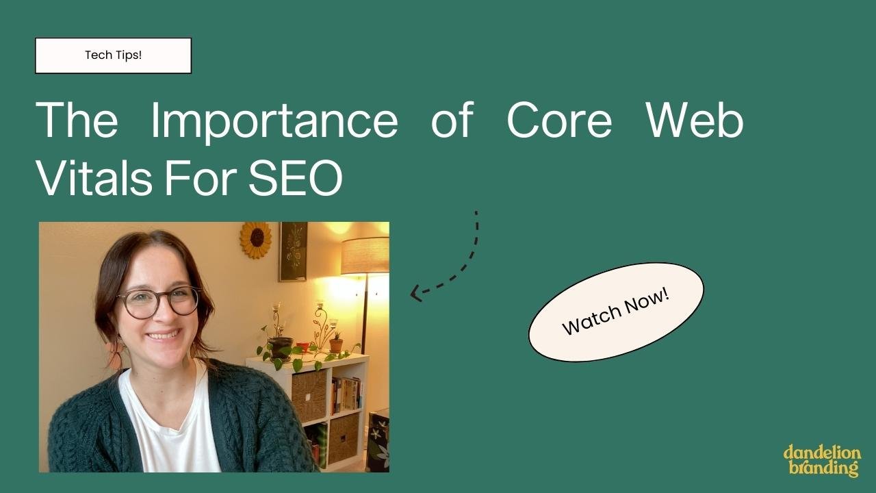 Importance of Core Web Vitals for SEO with image of Courtney Hume smiling