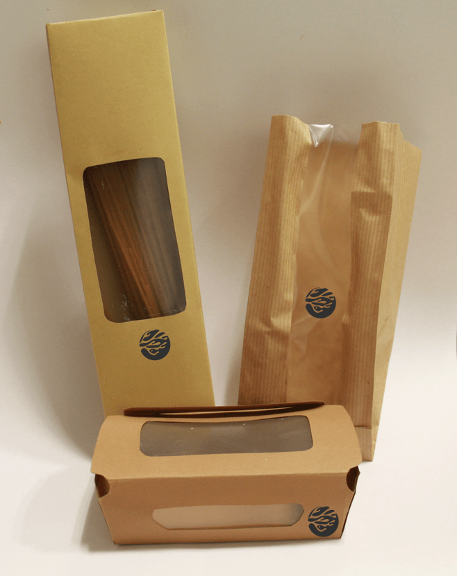 BZEOS sustainable packaging.